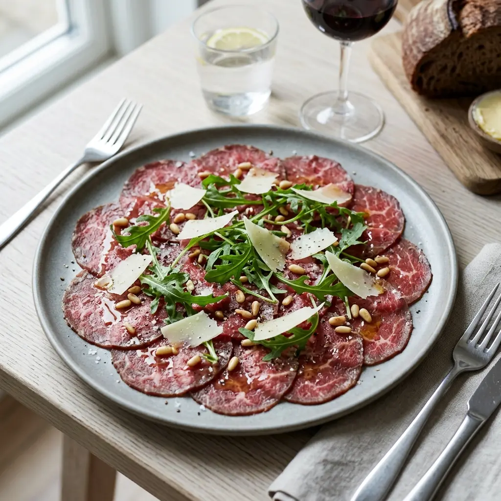 Zdjęcie gotowej potrawy: Carpaccio wołowe