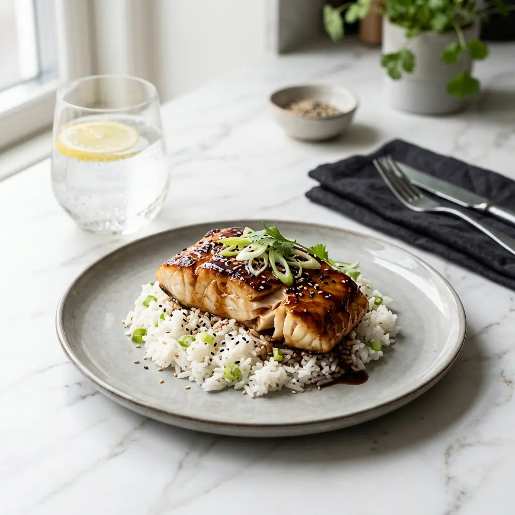 Zdjęcie gotowego dania: Dorsz teriyaki