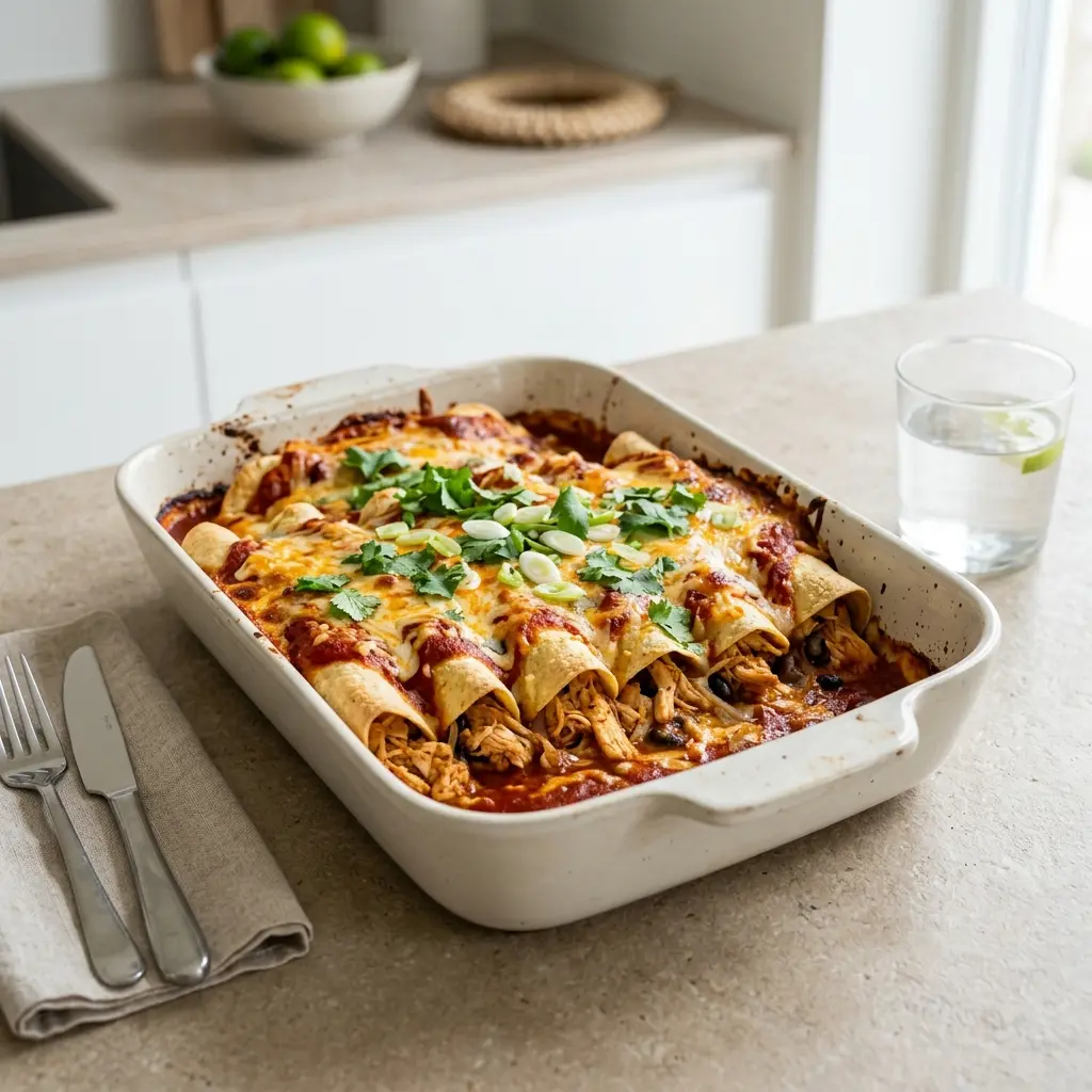 Zdjęcie gotowego dania: Enchiladas z kurczakiem