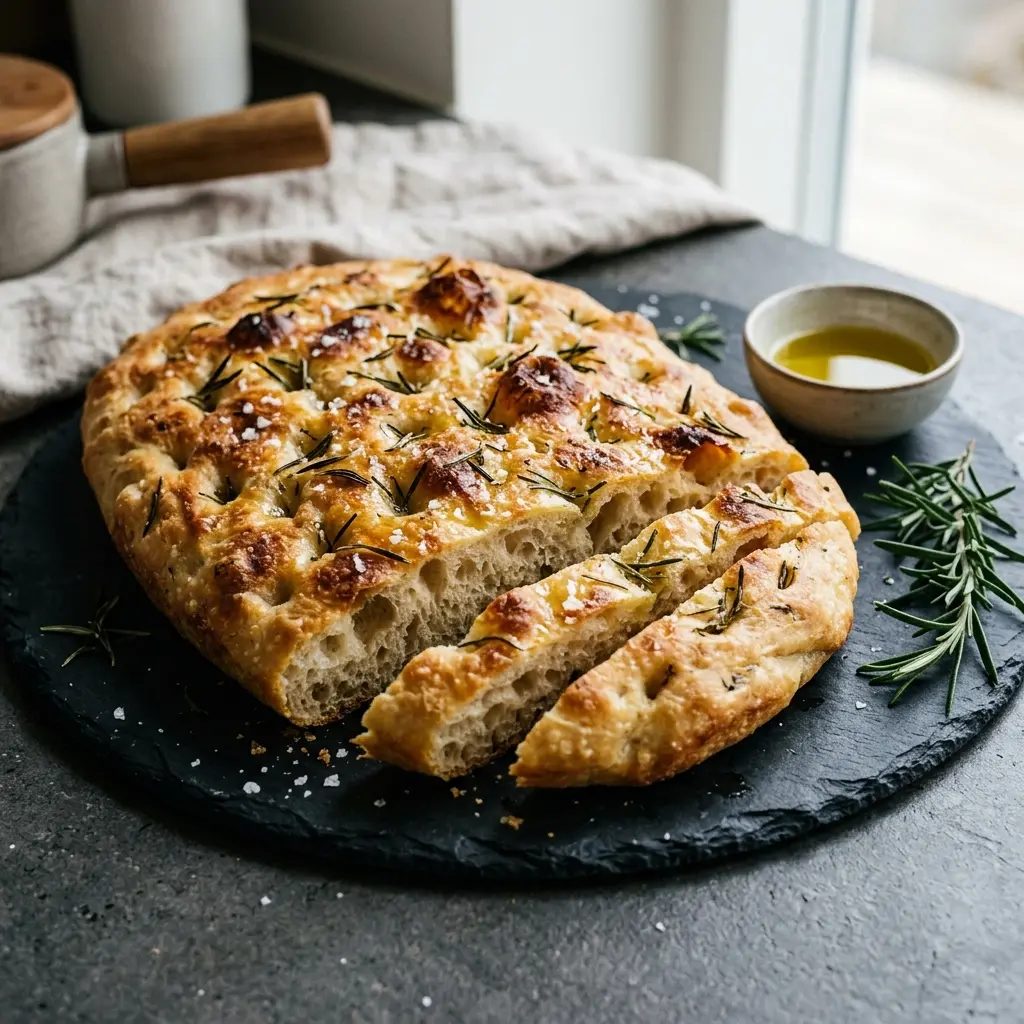 Zdjęcie pieczywa lub wypieku: Focaccia z rozmarynem