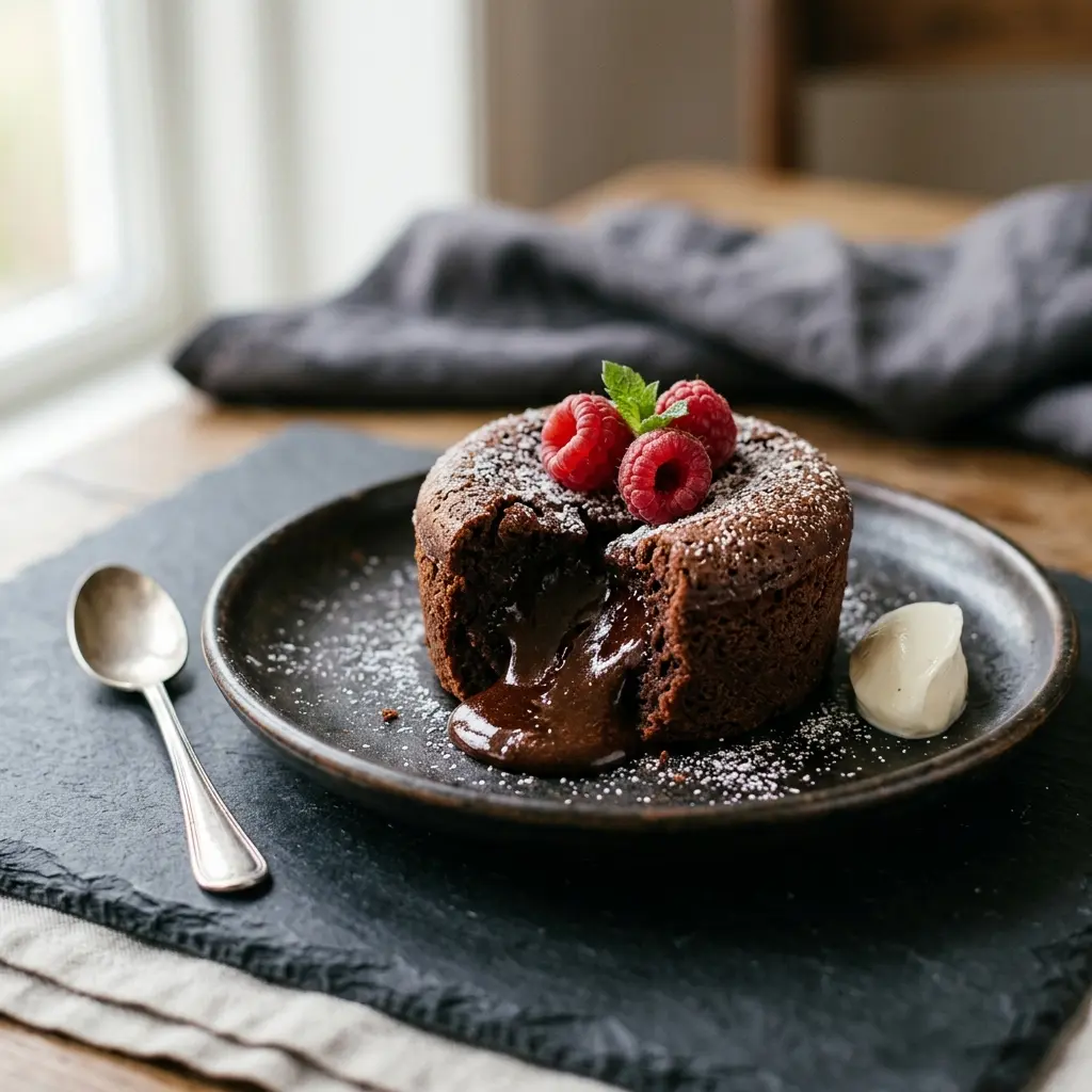 Zdjęcie gotowego dania: Fondant czekoladowy
