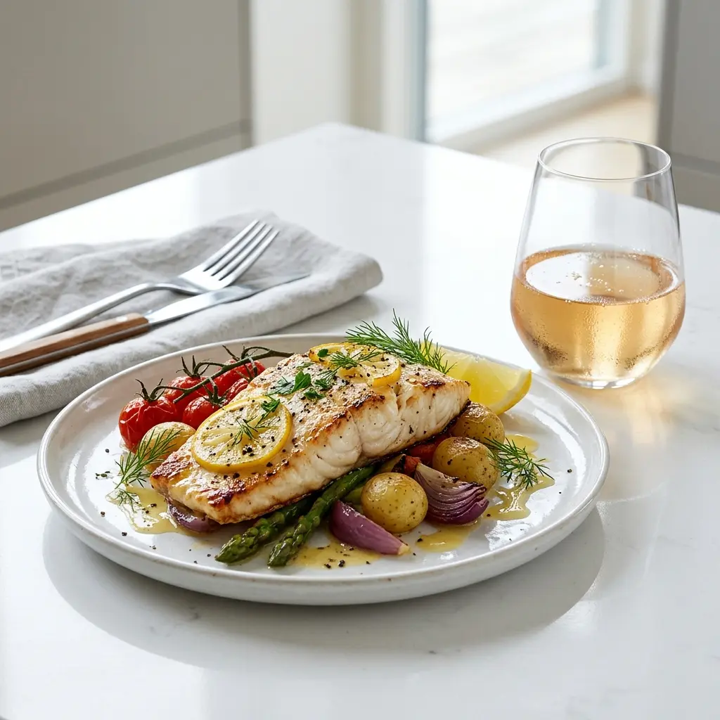 Zdjęcie gotowego dania: Halibut z piekarnika