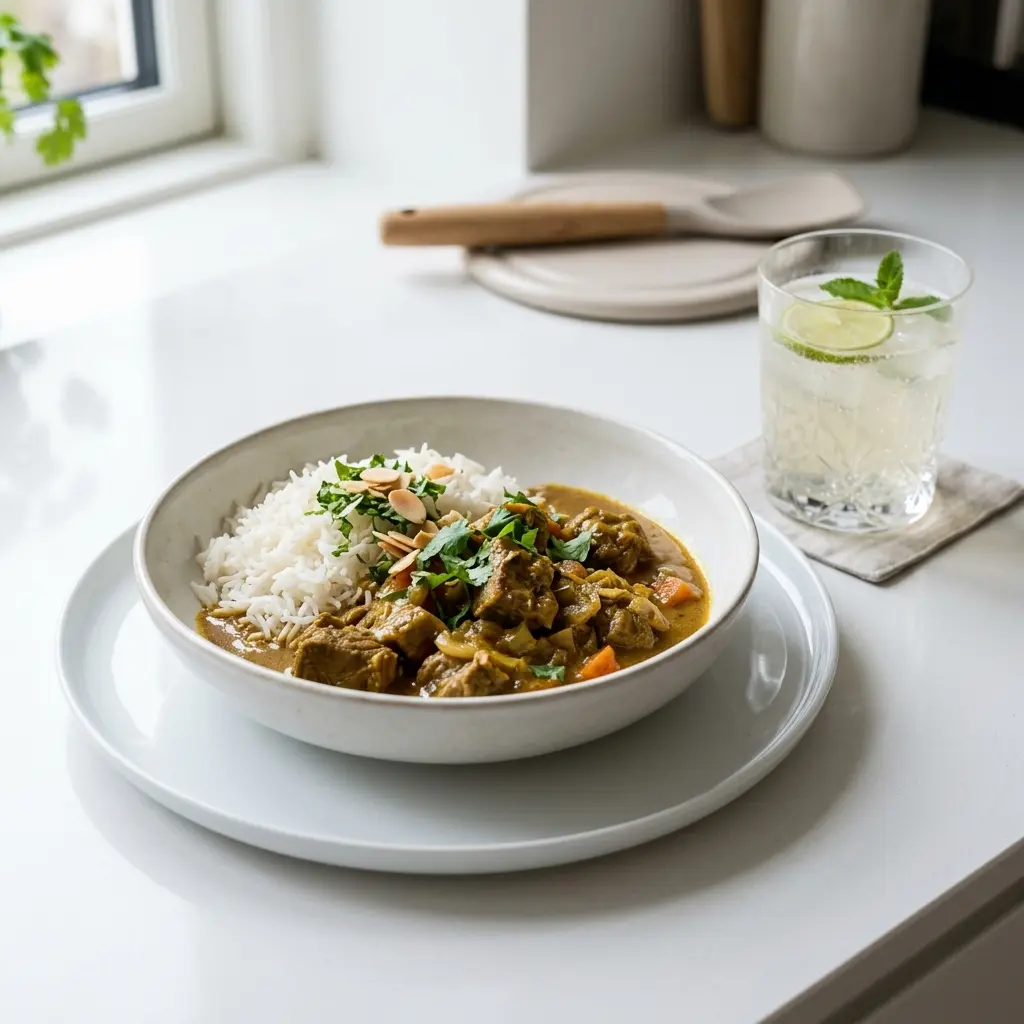 Zdjęcie gotowego dania: Jagnięcina w curry