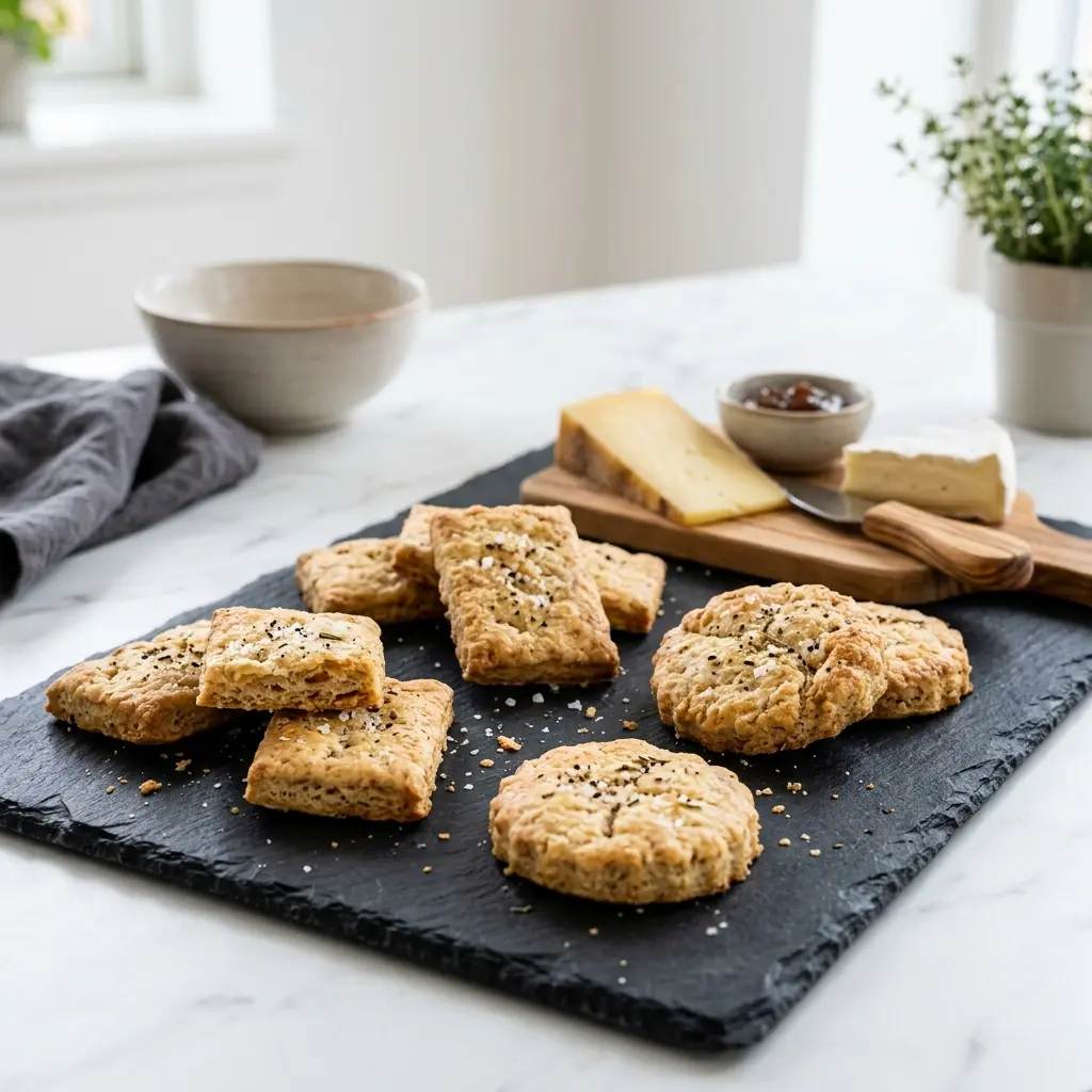 Zdjęcie pieczywa lub wypieku: Krakersy do sera