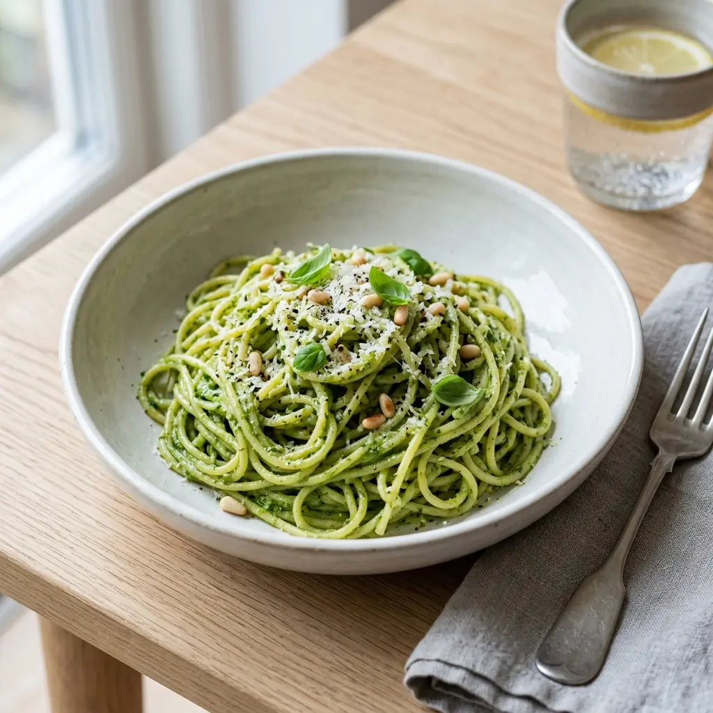 Zdjęcie sosu, dressingu lub dodatku: Makaron z pesto