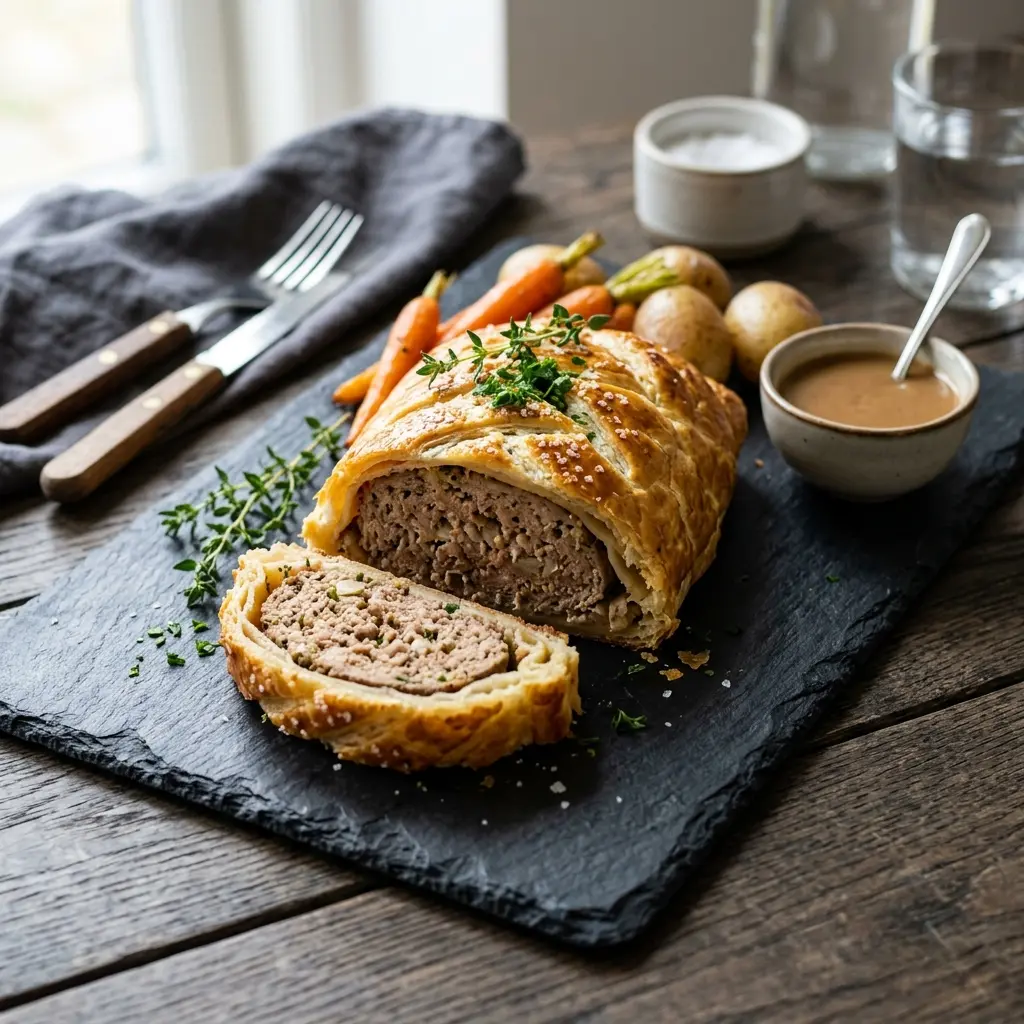 Zdjęcie gotowego dania: Pieczeń rzymska w cieście