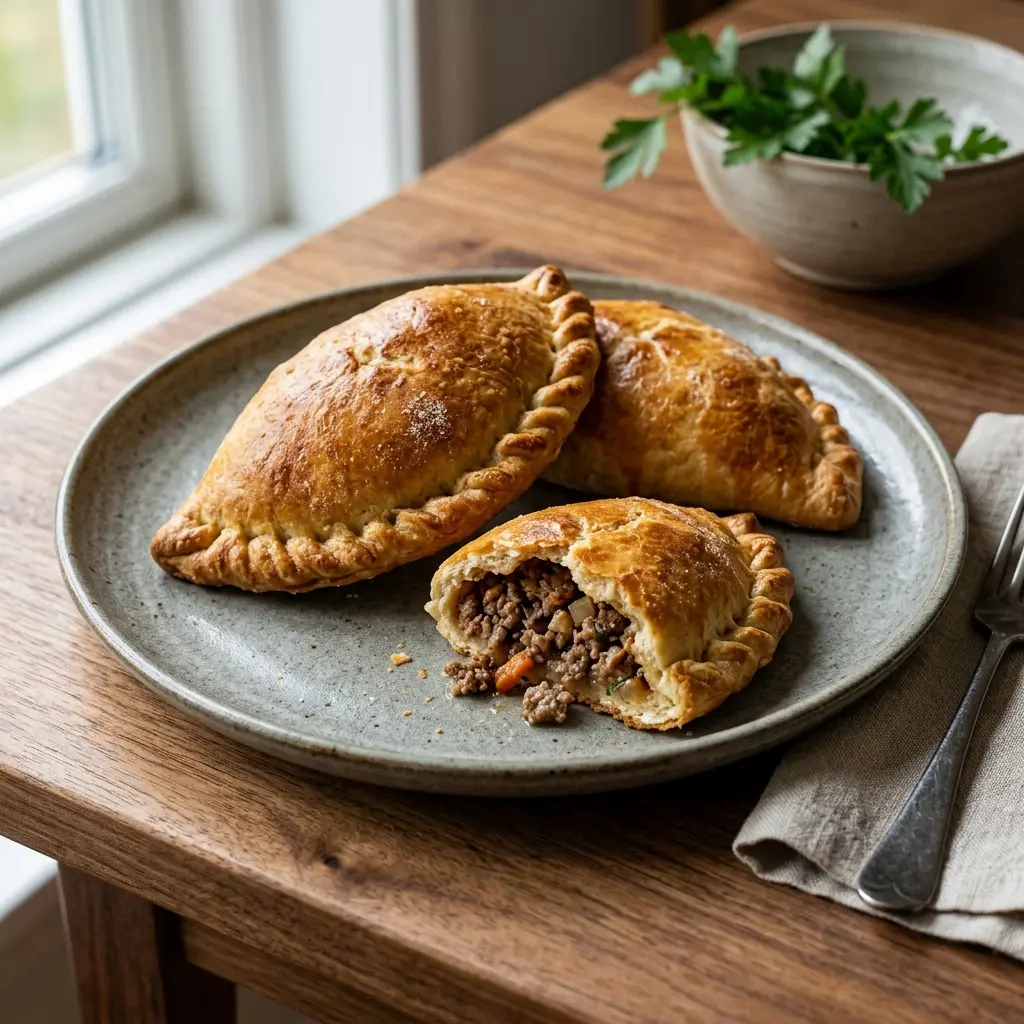 Zdjęcie gotowej potrawy: Pierogi pieczone z wołowiną