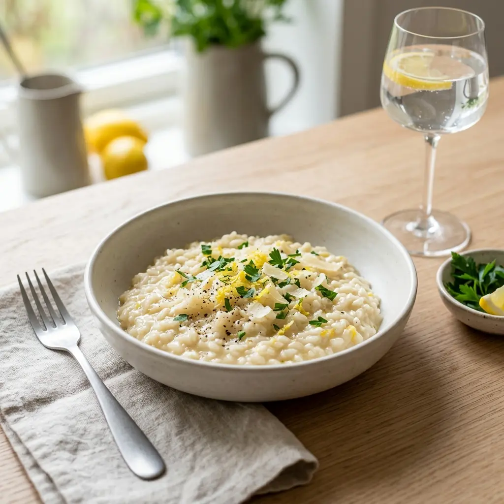 Zdjęcie gotowego dania: Risotto z cytryną