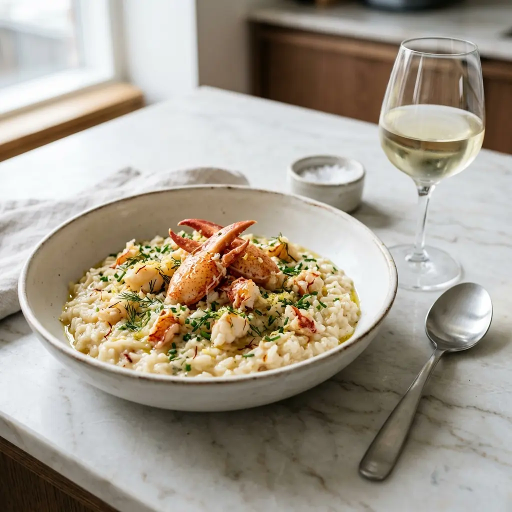 Zdjęcie gotowego dania: Risotto z langustynką
