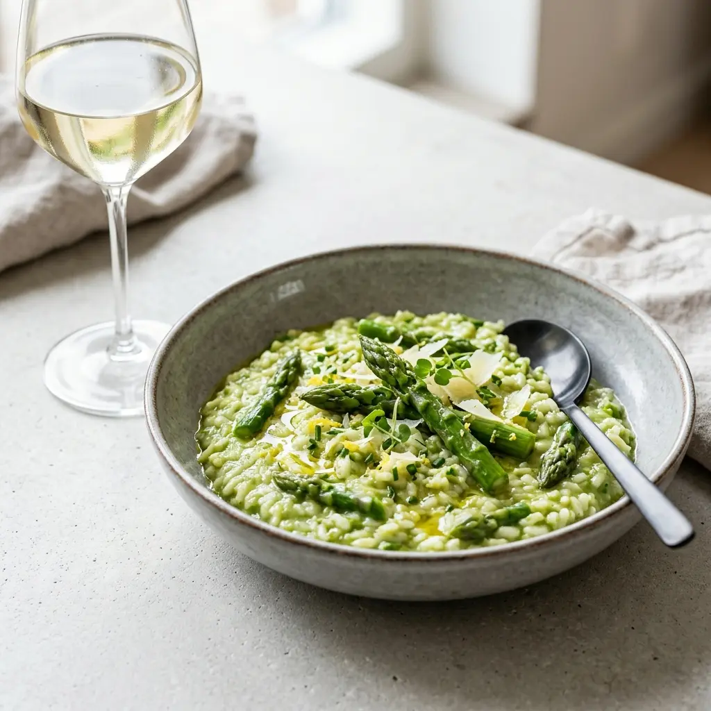 Zdjęcie gotowego dania: Risotto z szparagami