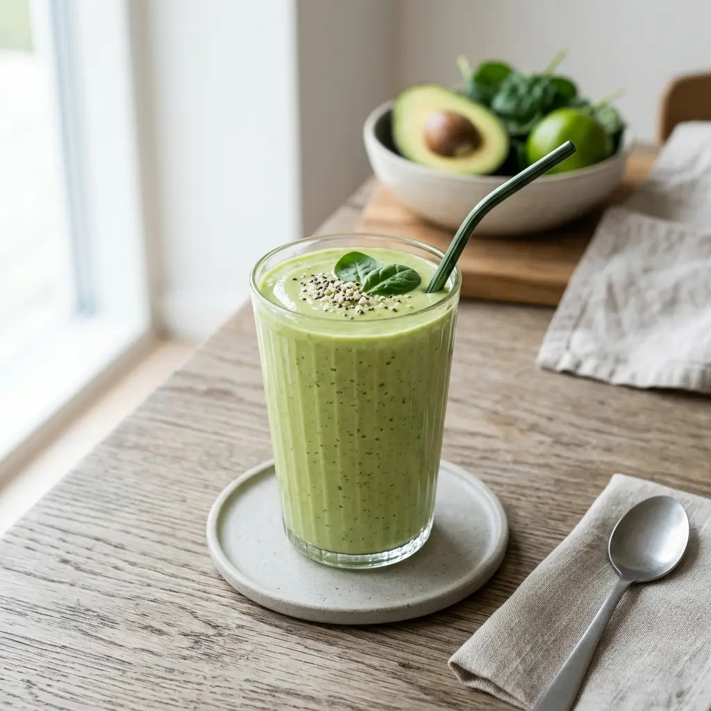 Zdjęcie gotowego napoju: Smoothie z awokado