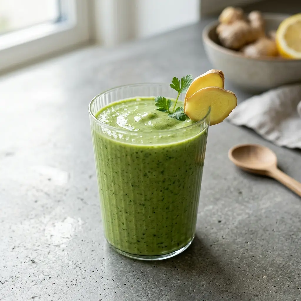 Zdjęcie gotowego napoju: Smoothie z imbirem