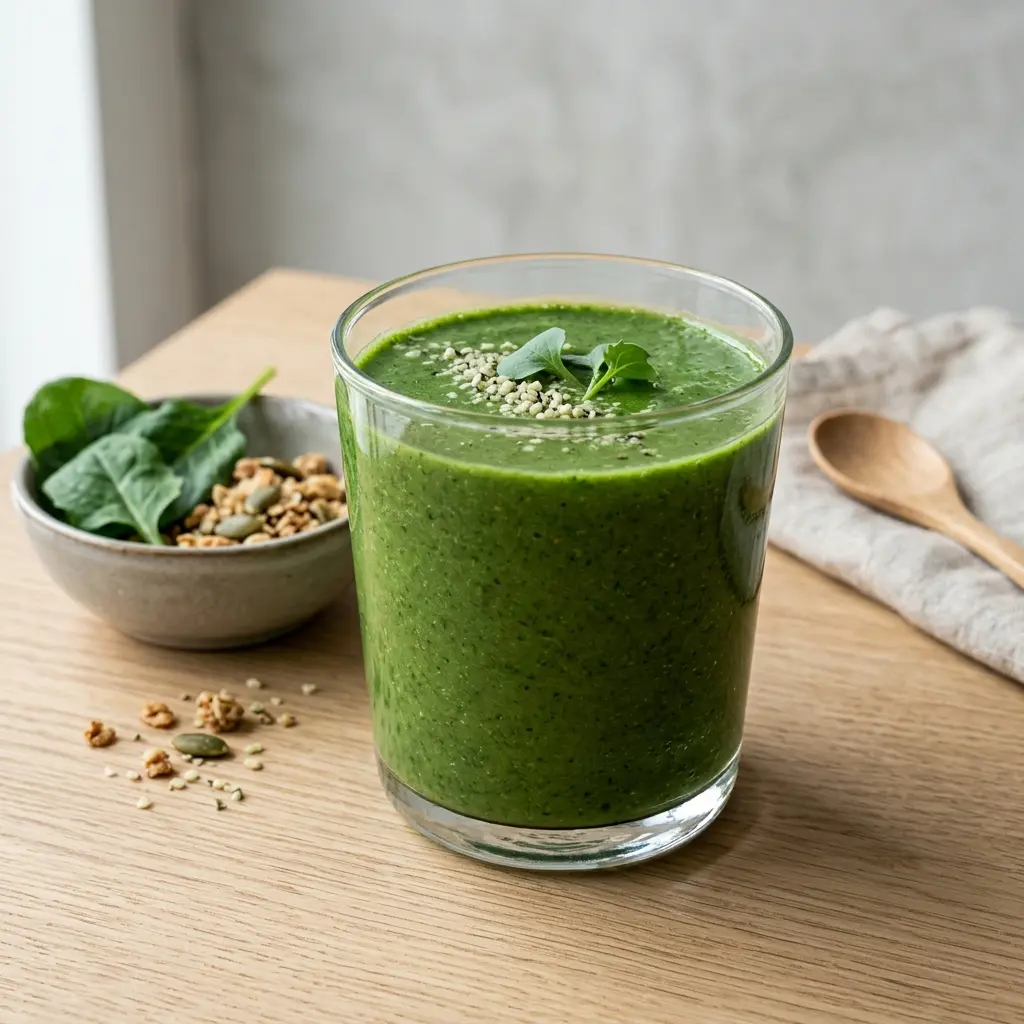 Zdjęcie gotowego napoju: Smoothie z jarmużem