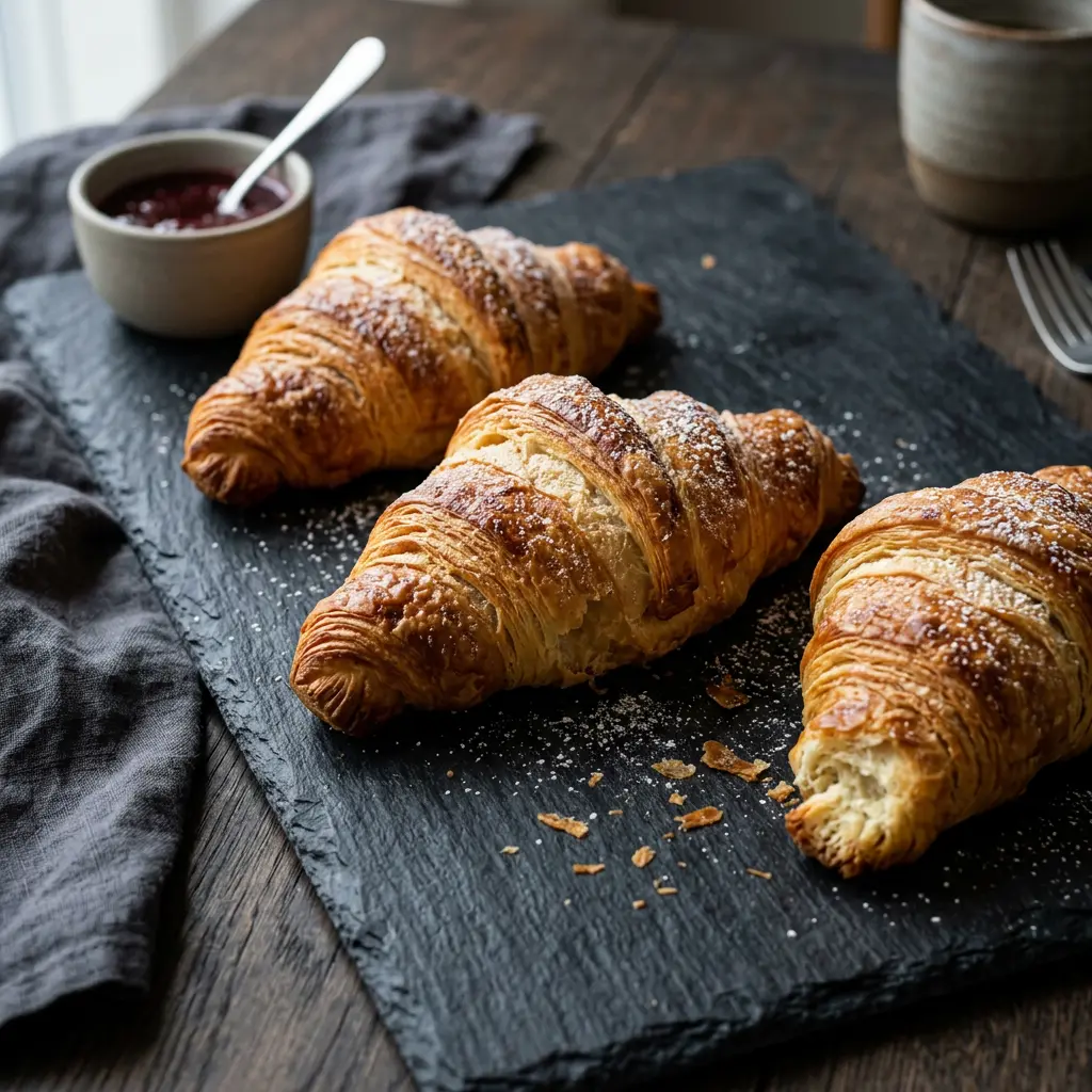 Zdjęcie gotowego dania Croissanty z frytkownicy beztłuszczowej z airfryera