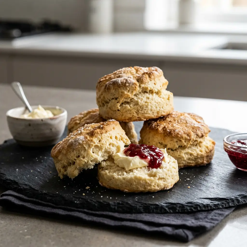 Zdjęcie gotowego dania Scones z frytkownicy beztłuszczowej z airfryera